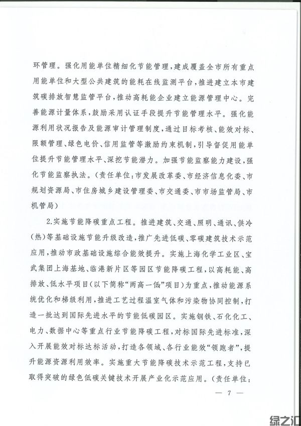 上海市碳達峰實施方案(圖7)