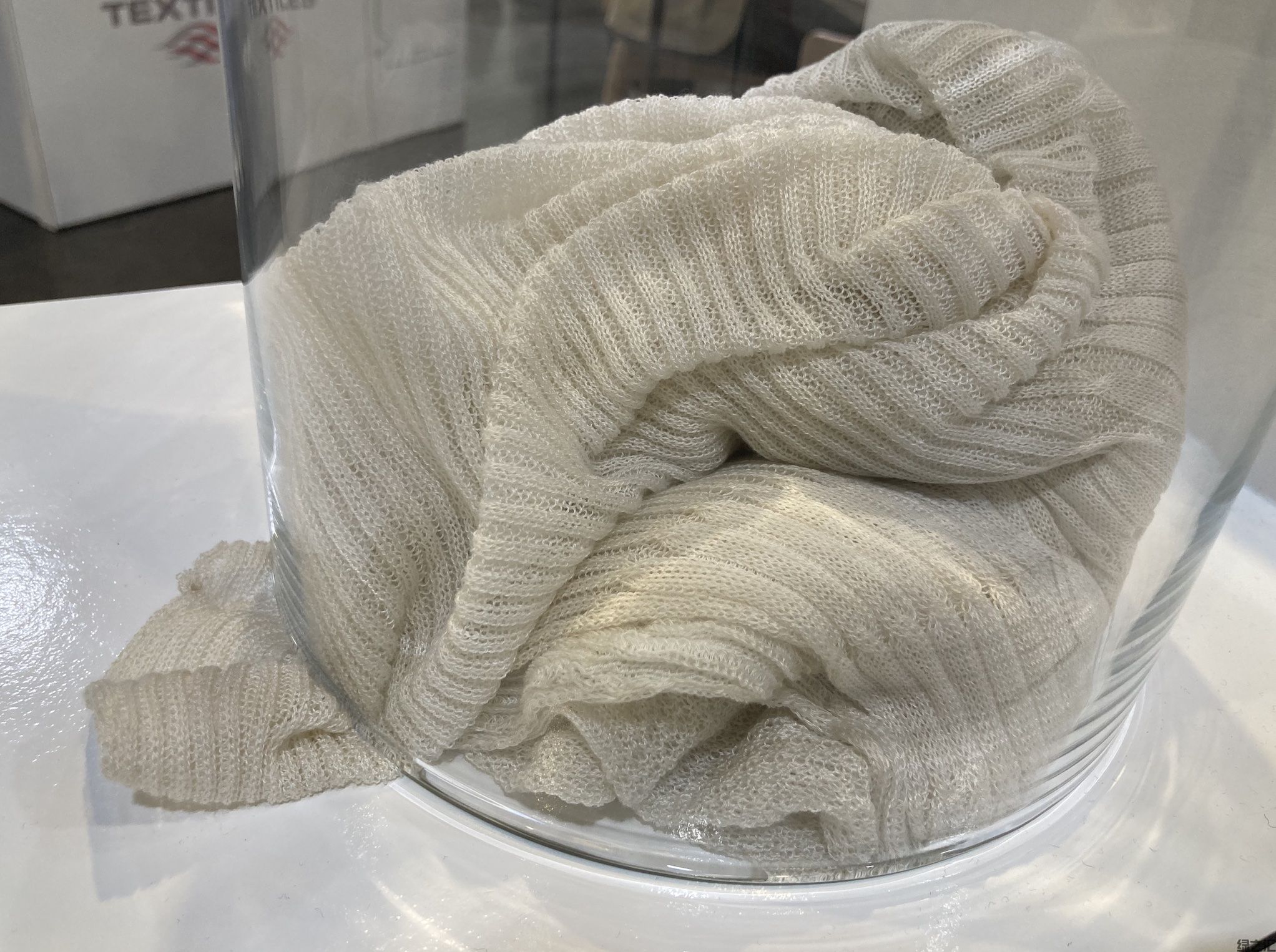 Nullabor by Nanollose 3D knitted garment at Future Fabrics Expo ? Anne Prahl Nullabor by Nanollose 3D knitted garment at Future Fabrics Expo ? Anne Prahl